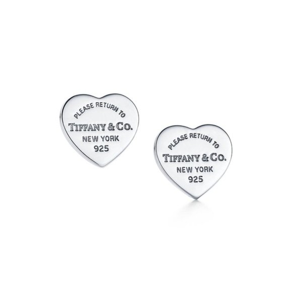 Tiffany & Co. Jewelry - Return to Tiffany heart tag stud earrings